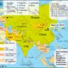 Carte de l'Organisation de coopération de Shanghai
