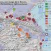 Carte Le Caucase, une marge de la Russie, entre conflictualités et hydrocarbures